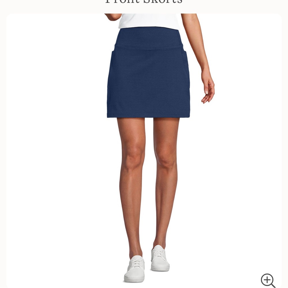 Land’s End Active Knit Flat Front Skort